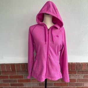 The North Face women’s pink hoodie L